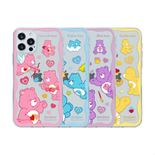 ★★พร้อมส่ง/ของแท้★★ for Zflip4/i13pm Care Bears Wave Clear Case- pink