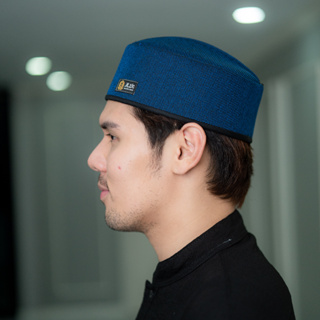 ราคาหมวกมุสลิมชายหรือหมวกอิสลาม งานนำเข้าจากอินโดนีเซีย  ทรงสวยเนื้ออย่างดี ไว้สำหรับบังละหมาดหรือรับแขก GA18วาริสมุสลิม