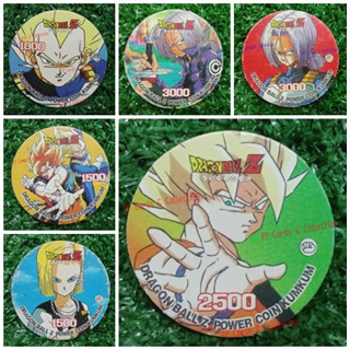 เหรียญ คัมคัม ดราก้อนบอล Z หลักพัน (ชุดที่ 1)  Kum Kum Coin Dragon Ball Z Power 1000-4500 (1)