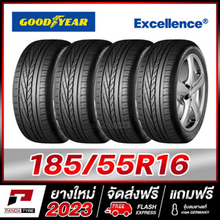 GOODYEAR 185/55R16 ยางรถยนต์ขอบ16 รุ่น EXCELLENCE x 4 เส้น (ยางใหม่ผลิตปี 2023)