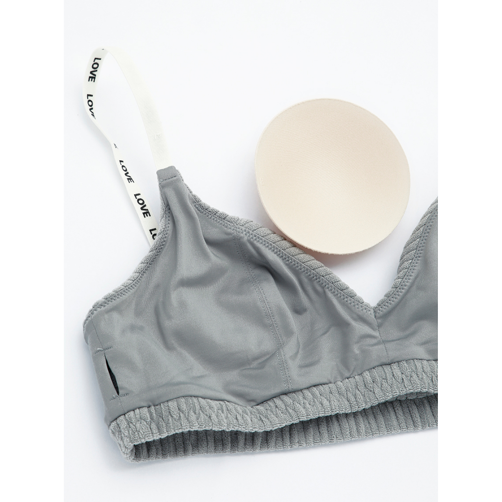 SABINA Maggie Mae Call Me Your Darling เสื้อชั้นในไร้โครง รหัส SBT1121SL สีเทา — صورة 5