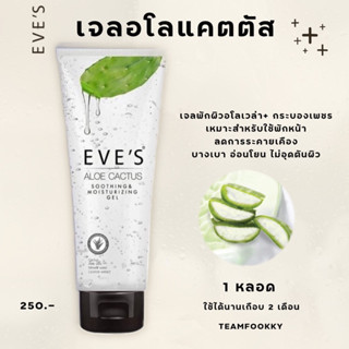 EVE’S อโลแคคตัส [แท้100%] เจลอโลเวล่าอีฟส์ เจลพักผิว หน้าติดสาร ผิวแห้ง แพ้ง่าย