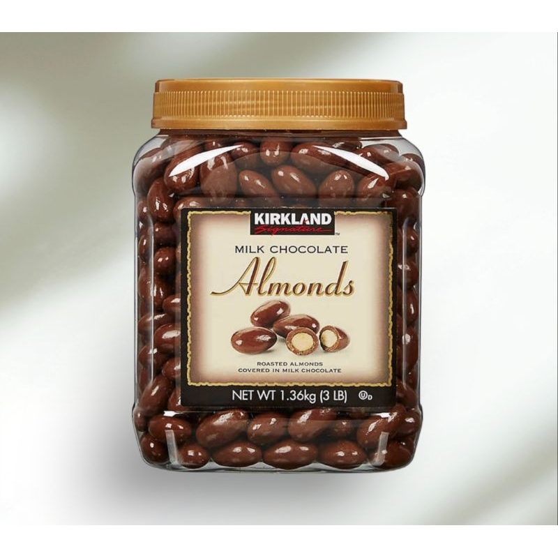 (BBF12/2024)เคิร์กแลนด์ซิกเนเจอร์ช็อกโกแลตนมสอดไส้อัลมอนด์ 1.36 กก. Kirkland Signature Almond Milk C