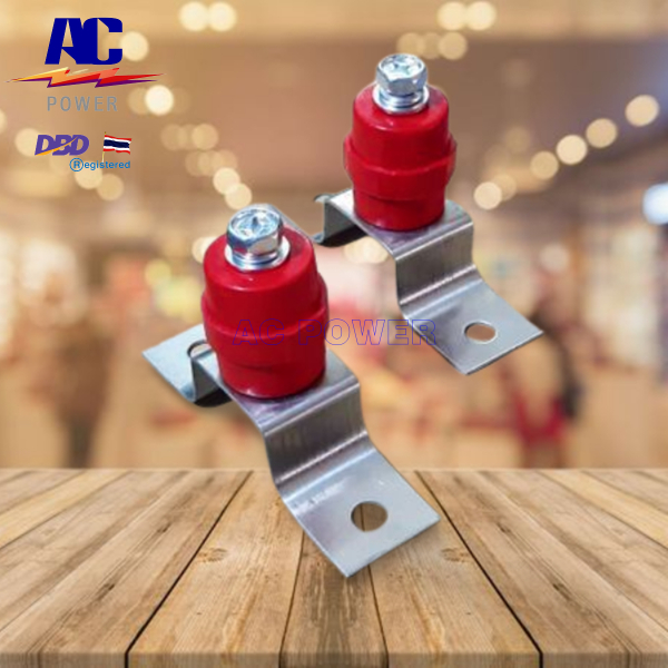 ขารับลูกถ้วยบัสบาร์ ลูกถ้วยฉนวน  ขาสแตนเลสรับลูกถ้วยฉนวน  Stainless Steel Support For SM-35 ฺBusbar Insulator Electrical