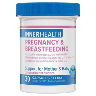 Inner Health Pregnancy &amp; Breastfeeding Probiotic 30 Capsules