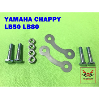 YAMAHA CHAPPY LB50 LB80 REAR SPROCKET BOLT and SPACER SET  // น็อตสเตอร์หลัง ชิปปี้ สินค้าคุณภาพดี