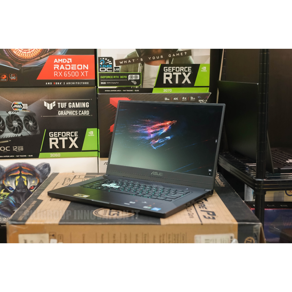 โน๊ตบุ๊คเล่นเกมมือสอง Asus TUF FX516PM-HN086T i5-11300H RAM 16 GB SSD M.2 512 GB RTX 3060
