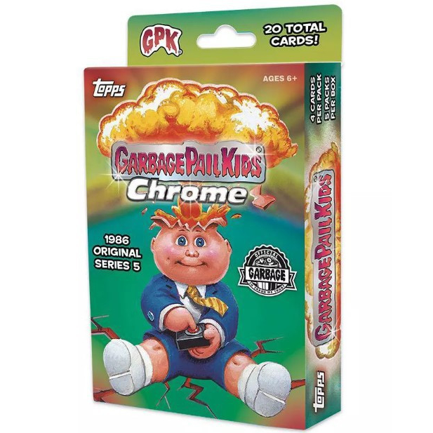 การ์ดสะสม Garbage Pail Kids Chrome Series 5 Hanger Box (Topps 2022)