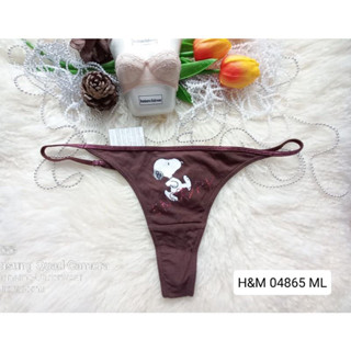 H@M Size XS,S,M ชุดชั้นใน/กางเกงใน ทรงจีสตริง G-string 04865