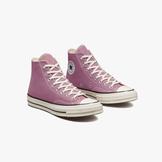 รองเท้า CONVERSE CHUCK 70 RECYCLED RPET CANVAS HI - PINK AURA/EGRET/BLACK