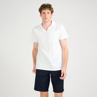 Khaki Bros - Polo T-Shirt - เสื้อโปโลแขนสั้น -KM23K027-White