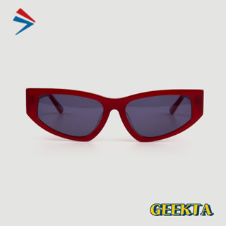 GEEKTA PIXY - Red color แว่นกันแดด แบรนด์เกาหลี ทรงแคทอาย