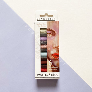 เซตสีชอล์คพาสเทล Sennelier Soft Pastel เซต 6 สี Pale Skin Tones