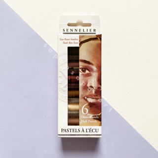 เซตสีชอล์คพาสเทล Sennelier Soft Pastel เซต 6 สี Dark Skin Tones