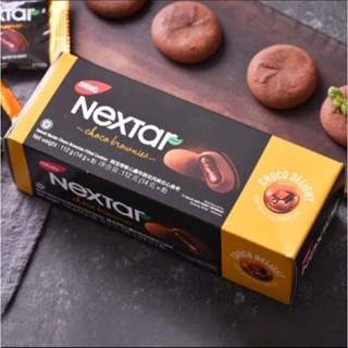 บราวนี่ Nextar Brownies คุกกี้ รสช็อคโกแลต เนียนนุ่ม หนึบหนับ เข้มข้น ขนมนำเข้า ผลิตใหม่ 06/2023