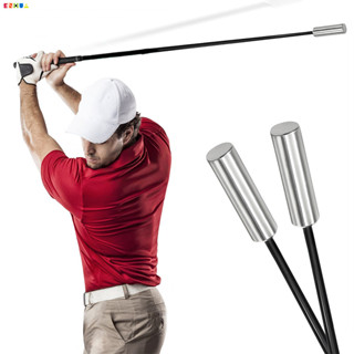 อุปกรณ์ฝึกซ้อมวงสวิงหัวเหล็ก สีดำ ขนาด 100 cm (HGB0177) Hellafar Golf Swing Trainer