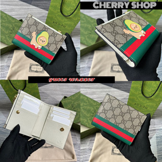 🍒กุชชี่ Gucci Womens Wallet🍒 กระเป๋าสตางค์สุภาพสตรี/ พิมพ์สัตว์