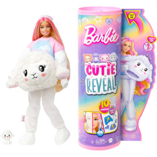 (ของแท้100%) Barbie Cutie Reveal Doll with Blonde Hair &amp; Lamb Costume