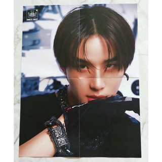 Folded Poster จาก อัลบั้ม NCT 127 - 2 Baddies Album เวอร์ Digipack ปก จองอู ของแท้ Kpop โปสเตอร์ พับ Jungwoo