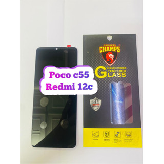 หน้าจอ LCD+ทัชสกรีน POCO C55 /Redmi 12C แท้ แถมฟีมล์กระจกกันรอย+กาว+ไขควง