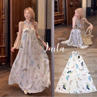 Maxidress ทรงคล้องคอ Tag:: Laila