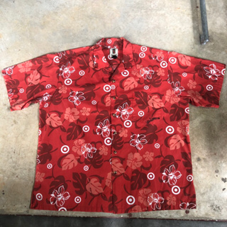 เสื้อฮาวาย Vtg.Hawaii Shirt TORI RICHARD MADE IN USA Sz.2XL 65% POLYESTER 35% COTTON