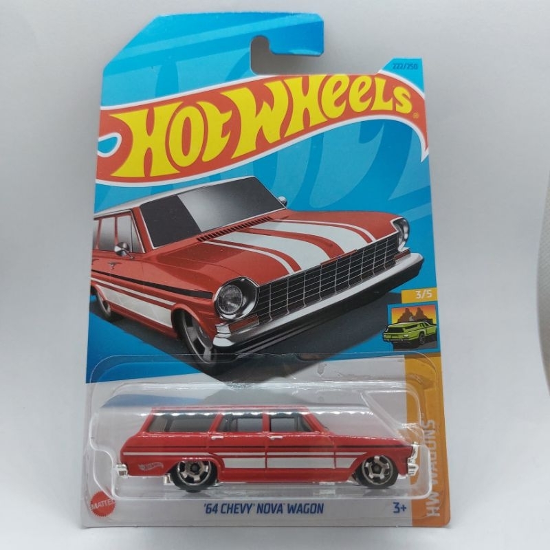 รถเหล็ก Hotwheels 64 CHEVY NOVA WAGON (ib42)