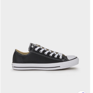 New Converse รุ่น All star leather Ox สีดำ รุ่นคลาสสิคใส่ได้ตลอดกาล ไม่มีเอาท์ ของแท้ออกช็อป ตัดป้ายแล้ว แต่ยังไม่ได้ใส่