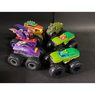 (Set18) Set Cartoon Hot Wheels Monster Truck บิ๊กฟุต ล้อยาง   ขนาด 1/64 รถนอกแพ็ค สภาพดี