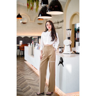 Basic Pants ตะขอหน้า S-XL