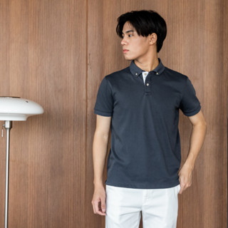 TWENTYSECOND เสื้อโปโลแขนสั้น รุ่น Tyler Polo Tee - สีเทาเข้ม / Dark Grey