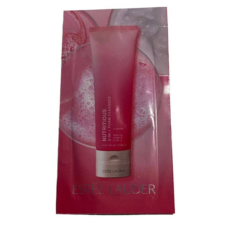 ESTEE LAUDER NUTRITIOUS 2 IN 1 FOAM CLEANSER 1.5 ML.