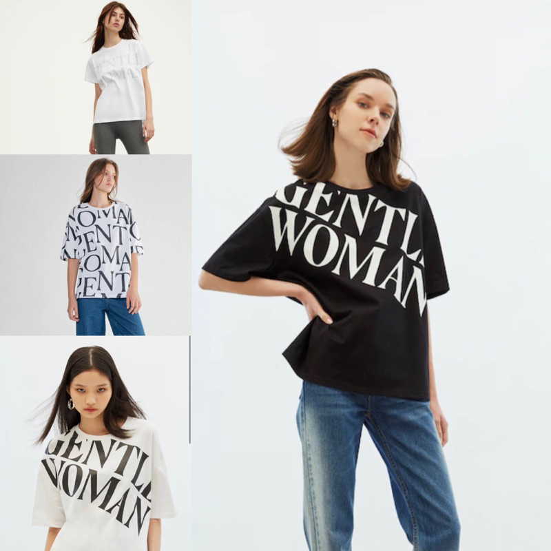 GW Oversize T-shirt ขอแท้ % สีขาว พร้อมส่ง