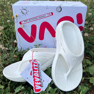 VING VARI-V Recovery Sandals Frost White รองเท้าแตะวิ่งออกกำลังกาย รองเท้าแตะฟื้นฟู/เพื่อสุขภาพ (Vari-V-ขาว)