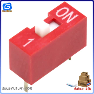 DIP switch ดิฟสวิทช์ 2.54 mm 1P/2P/3P/4P/6P/8P/10P/12P