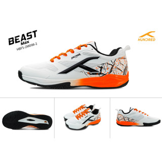 รองเท้าแบดมินตัน HUNDRED badminton Shoe : BEAST MAX - HBFS-2M098-2