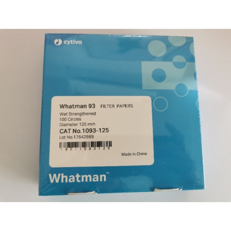 กระดาษกรอง​ Whatman​ เบอร์93​ dia​ 125mm.