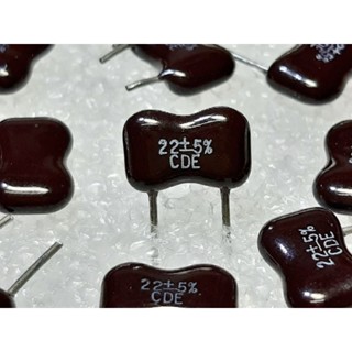 CDE 22pf 500v Silver Mica capacitor ตัวเก็บประจุ คาปาซิเตอร์