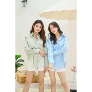 Pela.bkk awake oversizeshirt เสื้อเชิ้ตโอเวอร์ไซส์