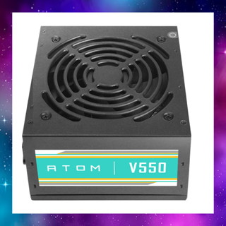 POWER SUPPLY (อุปกรณ์จ่ายไฟ) ANTEC ATOM V550 550W ใช้งานได้ปกติ