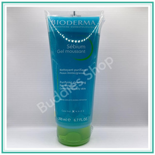 Bioderma Sebium Gel Moussant 200ml. (ของแท้ มี QR Code ไว้สแกนสะสมแต้ม)