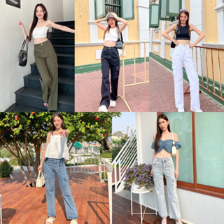 Chice Cargo Jeans กางเกงยีนส์คาร์โก้(JL-114)