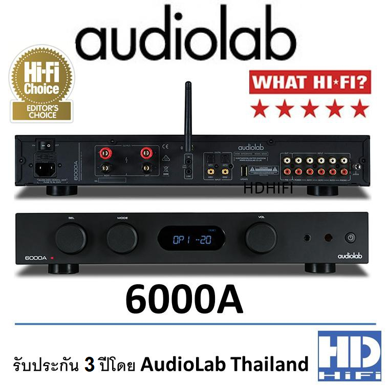Audiolab 6000A Integrated Amplifier with Bluetooth Black