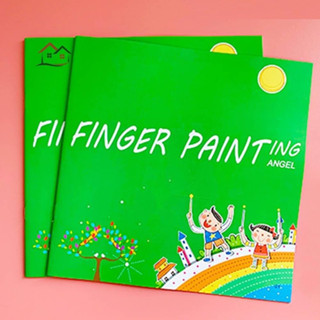 Finger Painting Book รวม 36 หน้า Sensory Play Lookmaebaby