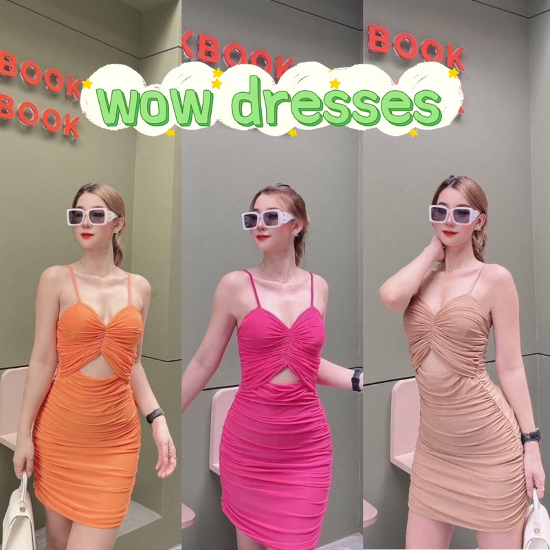 8 สี พร้อมส่ง เดรสสายเดี่ยว เว้าเอว เข้ารูปเซ็กซี่มาก ชุดเที่ยวกลางคืน ชุดไปงานเลี้ยง ชุดออกเดท ชุดคริสต์มาส