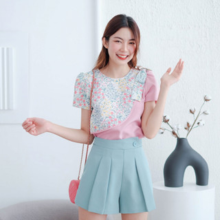 02-280 Blossom Ribbon Blouse - 5 ไซส์