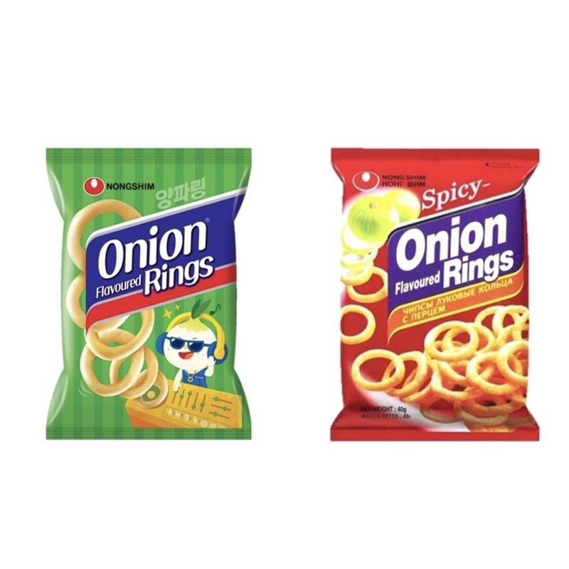 Nongshim onion ring นงชิม ขนมหัวหอมทอดกรอบ นำเข้าจากเกาหลี 50g