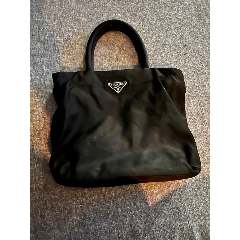 แทเ 100% กระเป๋า Prada nylon tote bag แท้ 100%