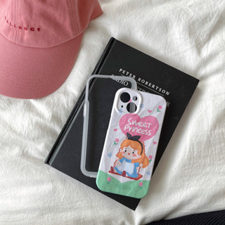 เคสลายเจ้าหญิงนั่งชิงช้า เคสไอโฟน พร้อมส่ง เคสสำหรับ IPHONE CASE 11-14PROMAX