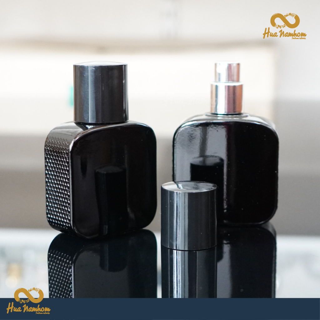 ขวดสเปรย์ทรงคอส ขวดแก้วชนิดขุ่น ฝาครอบพลาสติก ขนาดบรรจุ 30ml